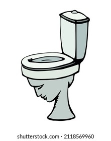 Black line hand draw crazy man work klerk victim sit wc bowl app humor logo idea icon sign art sketch cartoon. Girl like bizarre sick ill dumb false faq lie smart phobia value trust share flush seat