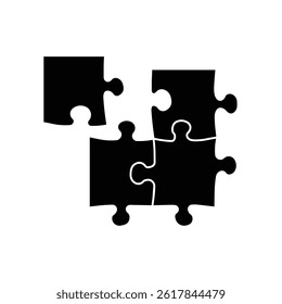 Black line icon design for business SEO teamwork concept