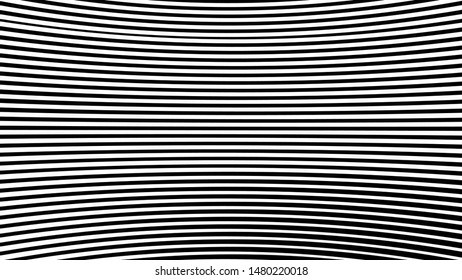 black line illusion vector illustration on white background 