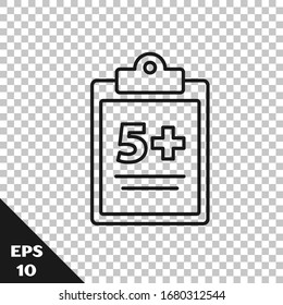 Black line Mathematics function sine icon isolated on transparent background.  Vector Illustration