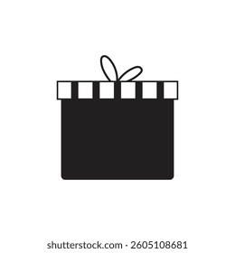 A black line on a white background