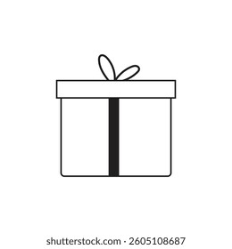 A black line on a white background
