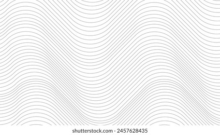 Patrón de línea negra sobre fondo blanco. fondo abstracto