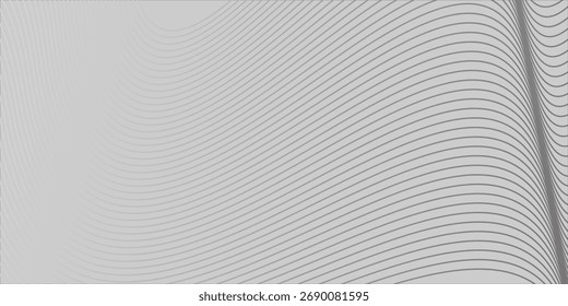 Patrón de línea negro sobre un fondo blanco. fondo abstracto