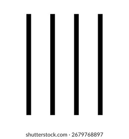black line striped design element