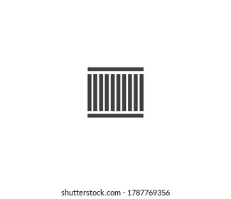 Design-Vorlage für das Logo der schwarzen Linie