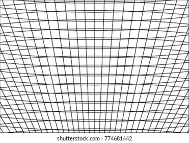 black line wire mesh net background design by vector.