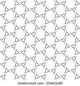 black linear geometric illustration on  white background