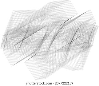 Black lines abstract background, geometric dynamic pattern, vector modern design texture.