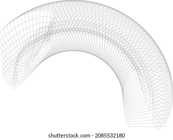 Black lines abstract background, geometric dynamic pattern, vector modern design texture.