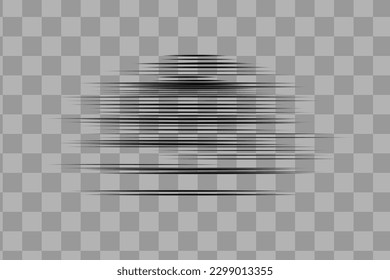 Black lines effect on galaxy background - illustration