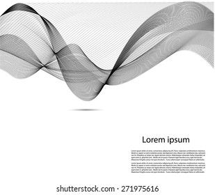 Black lines on gray background