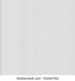 Black lines on a white background.  Guilloche. The protective layer for banknotes, diplomas and certificates. Waves.