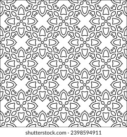 Líneas negras sobre fondo blanco. Papel de escritorio con figuras de líneas. Patrones abstractos. Patrón negro para página web, texturas, tarjeta, afiche, tela, textil. Diseño monocromo. 