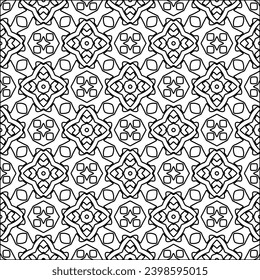 Líneas negras sobre fondo blanco. Papel de escritorio con figuras de líneas. Patrones abstractos. Patrón negro para página web, texturas, tarjeta, afiche, tela, textil. Diseño monocromo. 