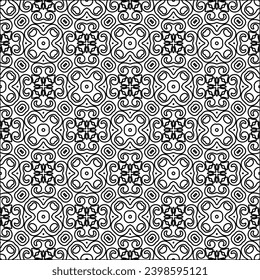 Líneas negras sobre fondo blanco. Papel de escritorio con figuras de líneas. Patrones abstractos. Patrón negro para página web, texturas, tarjeta, afiche, tela, textil. Diseño monocromo. 