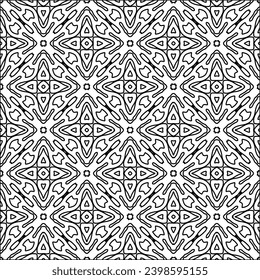 Líneas negras sobre fondo blanco. Papel de escritorio con figuras de líneas. Patrones abstractos. Patrón negro para página web, texturas, tarjeta, afiche, tela, textil. Diseño monocromo. 