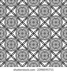Líneas negras sobre fondo blanco. Papel de escritorio con figuras de líneas. Patrones abstractos. Patrón negro para página web, texturas, tarjeta, afiche, tela, textil. Diseño monocromo. 