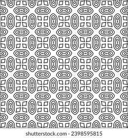 Líneas negras sobre fondo blanco. Papel de escritorio con figuras de líneas. Patrones abstractos. Patrón negro para página web, texturas, tarjeta, afiche, tela, textil. Diseño monocromo. 