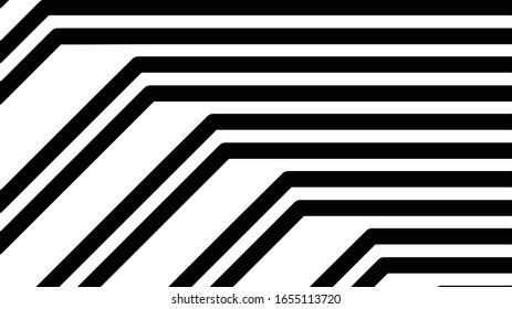 black Lines pattern on white background.eps10