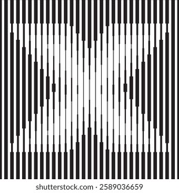 black lines X Halftone on transparent background,using for overlay,op art