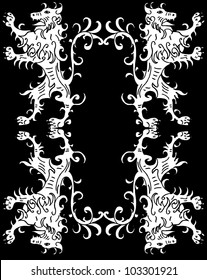black lion