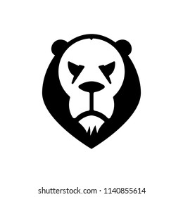 Black Lion Head Logo Vector