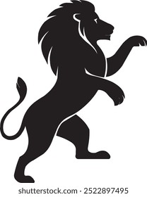 projeto de logotipo de ativo do black lion victor