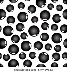 Black liquid bubble background