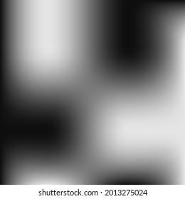 Black Liquid Smooth Liquid Gradient Mesh. Trendy Digital Metallic Silver Gradient Background. Aluminium Dark Minimal Monochrome Design Picture. Grey Empty Vector Watercolor Blurry Wallpaper.