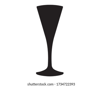 Black liquor glass icon in isolate on a white background. Vector illustration.