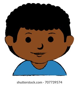 black little boy character