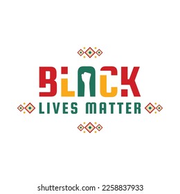 Black Live Matter Design For International Moment
