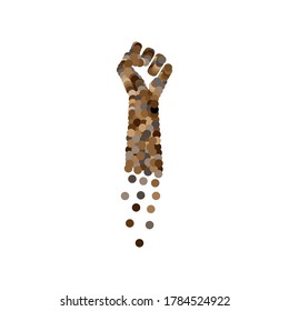 Black Live Matter No Racism Design Illustration