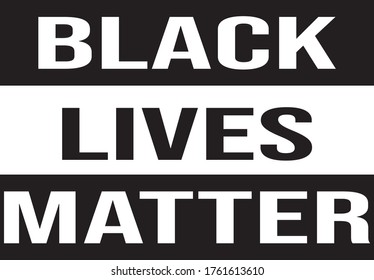 Black Lives Matter Banner art