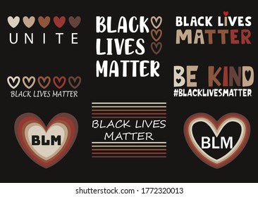 BLACK LIVES MATTER/ BE KIND