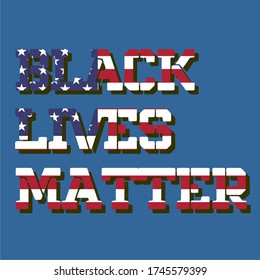 Black Lives Matter calligraphic text vector vintage. stop racism. I can't breathe. stop shooting. don't shoot. black lives matter. lives matter. police violence. stop violence.  