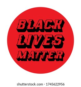 Black Lives Matter calligraphic text vector vintage  