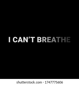 Black Lives Matter, i can't breathe