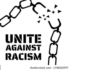 Black Lives Matter concept. Template for background, banner, poster with text inscription. Vector EPS10 illustration