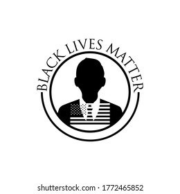   black lives matter design vector