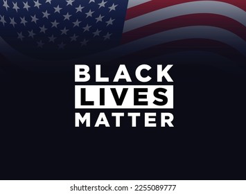 Black lives matter design vector illustration.
