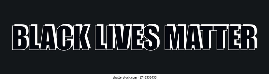 Black Lives Matter. Fist raised up. poster design.