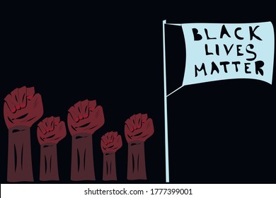 Black Lives Matt Flaggenbewegung