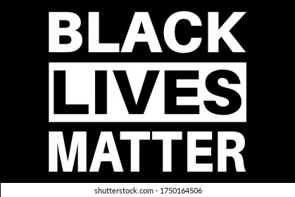 Black lives matter flag, quote, phrase or slogan. Social movement quote. Social media hashtag - fight, protest for people rights. No racism, black lives matter quote. Vector illustration.