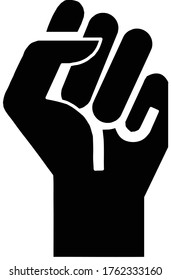 black lives matter hand protest