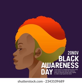 Black lives matter. Black history month, Juneteenth , Pride, We Are Black History, Black woman poster banner concept