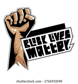 Black lives matter illustration t-shirt design