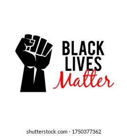 Black Lives Matter protest banner