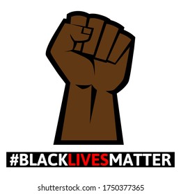 Black Lives Matter protest banner